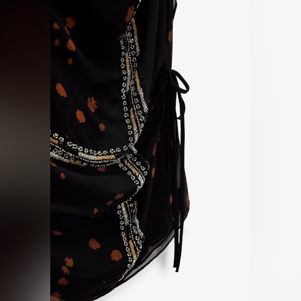Zara Embroidered Camisole Size M NWT - Picture 9 of 9